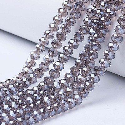 Electroplate Glass Beads Strands EGLA-A034-T3mm-A09-1