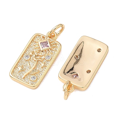 SHEGRACE Valentine's Day Brass Cubic Zirconia Pendants XGRQ3K114-552G-1