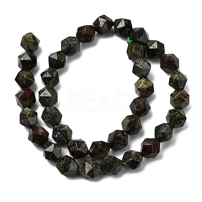 Natural Dragon Blood Beads Strands G-Z119-A17-03-1