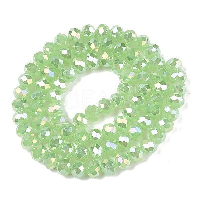 Electroplate Glass Beads Strands EGLA-A044-J6mm-B08-1