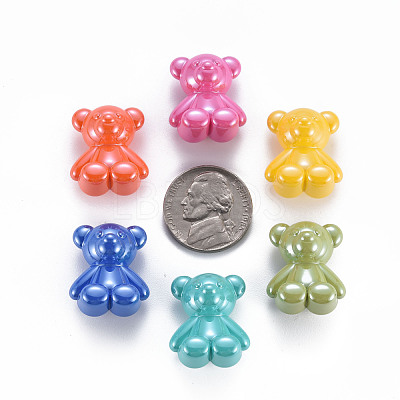 Pearlized Opaque Acrylic Beads MACR-S373-39I-1