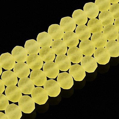 Transparent Glass Beads Strands X-EGLA-A044-T8mm-MD29-1