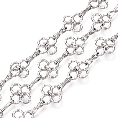 304 Stainless Steel Clover Link Chains CHS-Q009-18P-1