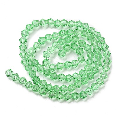 Transparent Glass Beads Strands EGLA-A039-T4mm-D24-1