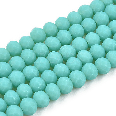 Glass Beads Strands EGLA-A034-P2mm-MD24-1