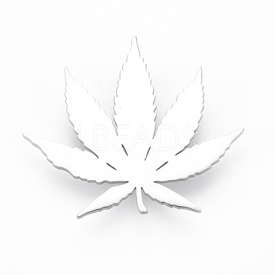 Leaf Brooch JEWB-N007-017P-FF-1