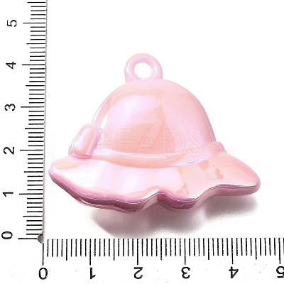 UV Plating Acrylic Pendants OACR-S043-09A-1