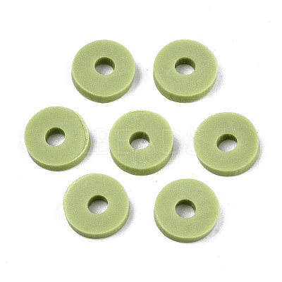 Handmade Polymer Clay Beads LS-CLAY-Q251-4.0mm-49-1