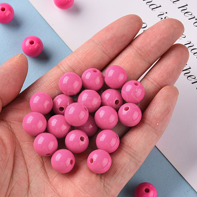 Opaque Acrylic Beads MACR-S370-C12mm-A13-1