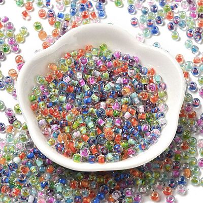 Transparent Glass Round Seed Beads X1-SEED-B001-05A-17-1
