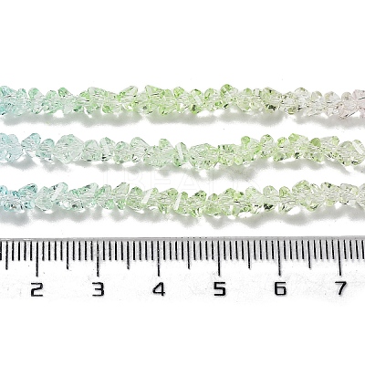 Transparent Glass Bead Strands GLAA-H023-03J-1