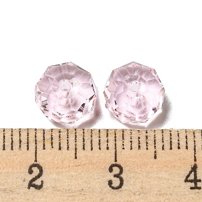 Transparent K9 Glass Beads GLAA-E048-01-26-1