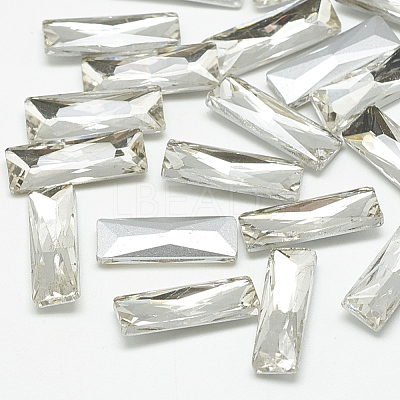 Pointed Back Glass Rhinestone Cabochons RGLA-T084-3x7mm-01-1
