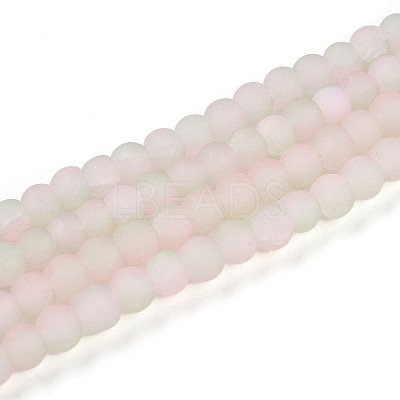 Crackle Glass Beads Strands GLAA-N009-4mm-01-1