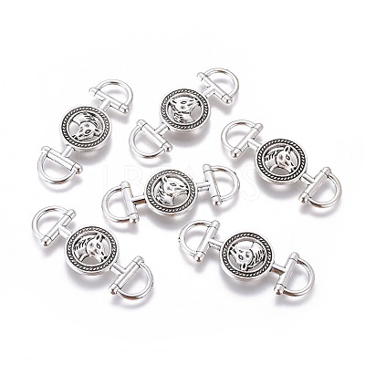 Tibetan Style Alloy Links connectors TIBEP-5193-AS-LF-1
