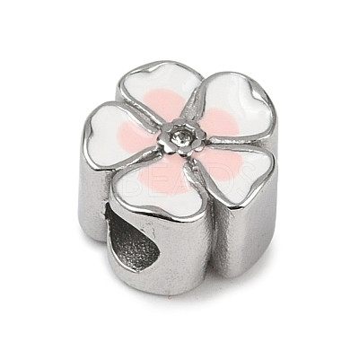 304 Stainless Steel European Beads STAS-O097-47P-01-1