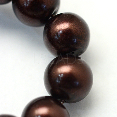 Baking Paint Glass Pearl Bead Strands X-HY-Q003-3mm-40-1