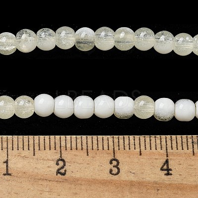 Crackle Glass Beads Strands GLAA-U001-4mm-11-1