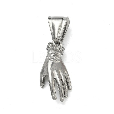 304 Stainless Steel Pendants STAS-D225-02P-1