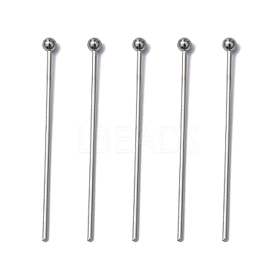 Tarnish Resistant 304 Stainless Steel Ball Head pins STAS-M010-30mm-01-1