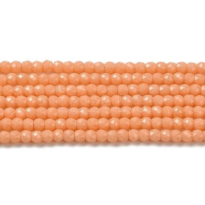 Synthetic Luminous Stone Beads Strands G-C086-01B-11-1