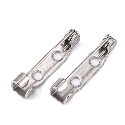 Tarnish Resistant 304 Stainless Steel Pin Brooch Back Bar Findings X-STAS-Q184-01-1
