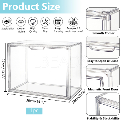 Plastic Minifigures Display Case ODIS-WH00430-82C-1