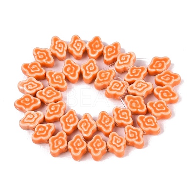 Handmade Porcelain Beads PORC-Q008-09D-1