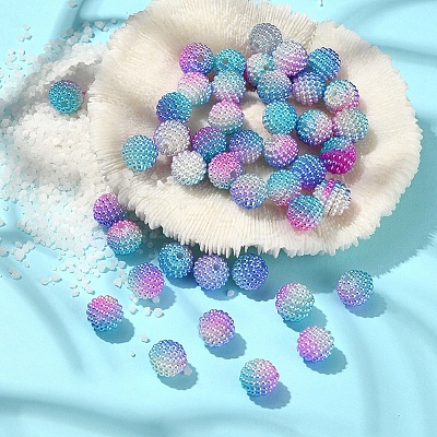50Pcs Imitation Pearl Acrylic Beads OACR-YW0001-11G-1