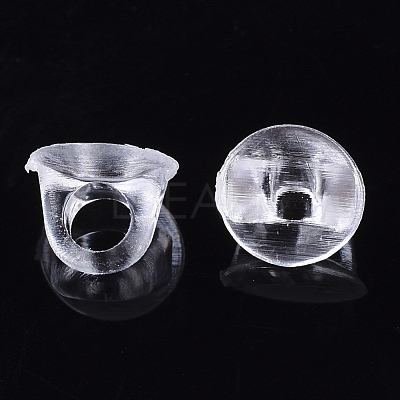 Transparent AS Plastic Charm Base Settings X-FIND-T064-006B-01-1
