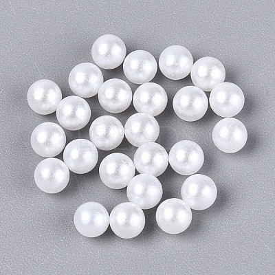ABS Imitation Pearl Acrylic Beads OACR-S011-4mm-02-1