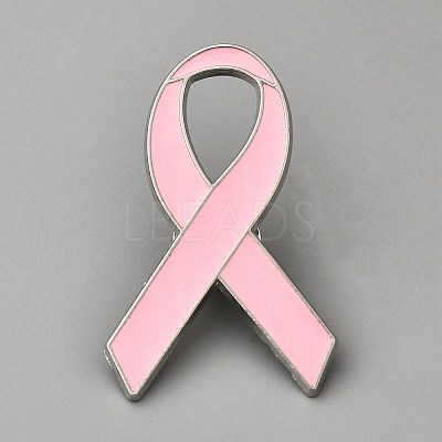 Awareness Ribbon Theme Enamel Pins JEWB-WH0026-60C-1