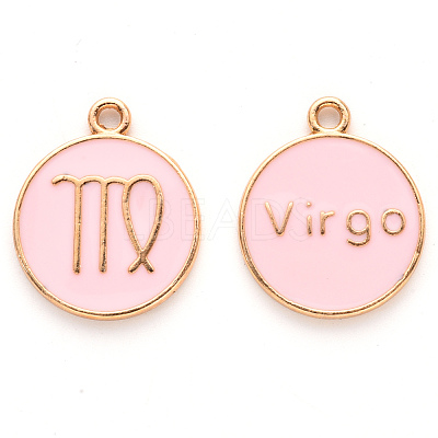 Alloy Enamel Pendants ENAM-S124-01A-09B-1
