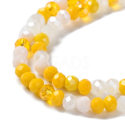 Glass Beads Strands EGLA-A034-M6mm-21-1