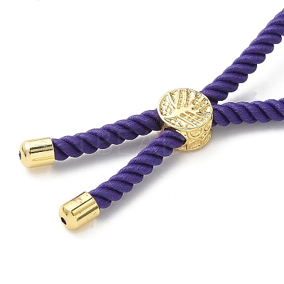 Cotton Cord Bracelet Making KK-F758-03-07-G-1