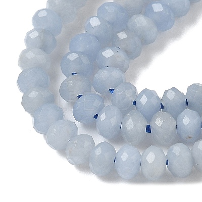 Natural Angelite Beads Strands G-R013-B02-4x3mm-1