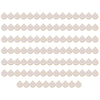 Golden Plated Enamel Alloy Charms ENAM-SZ0001-26A-M-1