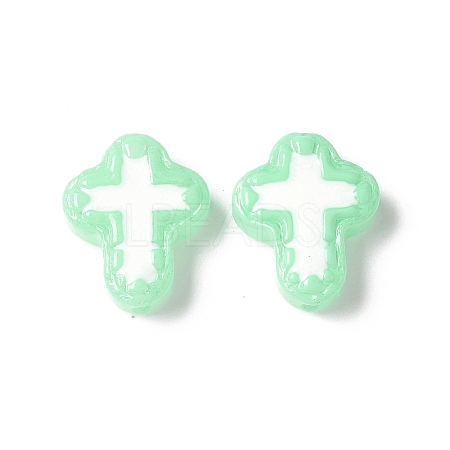 Baking Paint Glass Enamel Beads BLOW-D300-06F-1