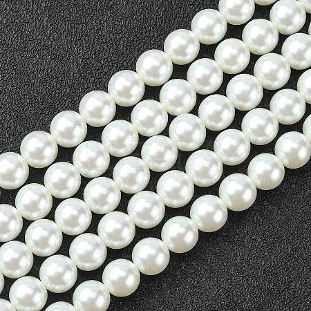 Glass Pearl Beads HY-J001-10mm-HX001-1
