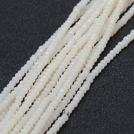 Opaque Glass Beads Strands EGLA-J144-NB11-1