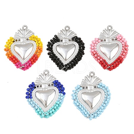304 Stainless Steel Pendants STAS-E549-04P-1