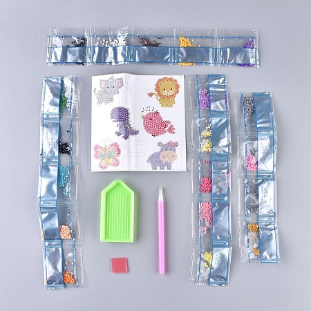 DIY Diamond Painting Stickers Kits For Kids DIY-F051-16-1
