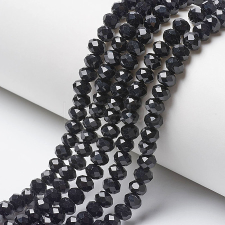 Opaque Solid Color Glass Beads Strands LS-EGLA-A034-P2mm-D18-1