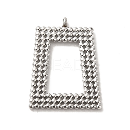 Non-Tarnish 304 Stainless Steel Pendants STAS-M312-03P-1