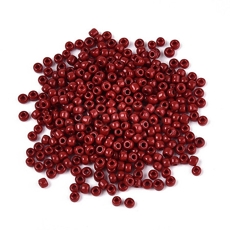 12/0 Opaque Colours Round Glass Seed Beads X-SEED-A010-2mm-45B-1