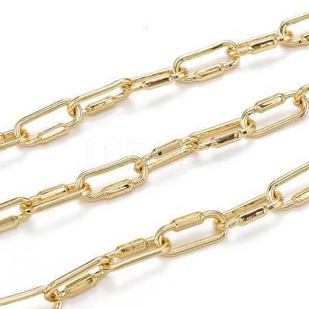 Alloy Paperclip Links Chains LCHA-H004-05G-1