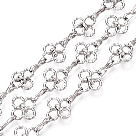 304 Stainless Steel Clover Link Chains CHS-Q009-18P-1