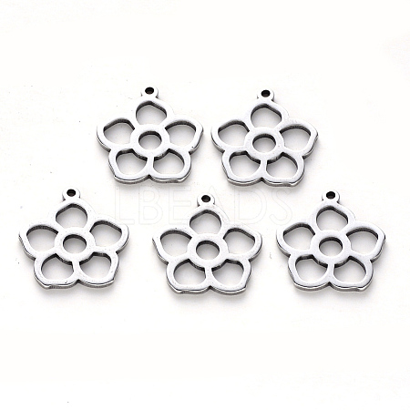 Tarnish Resistant 304 Stainless Steel Pendants STAS-N092-92-1