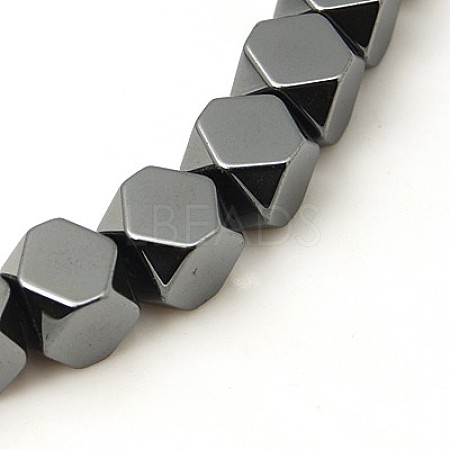 Non-magnetic Synthetic Hematite Beads Strands G-E187-1-1