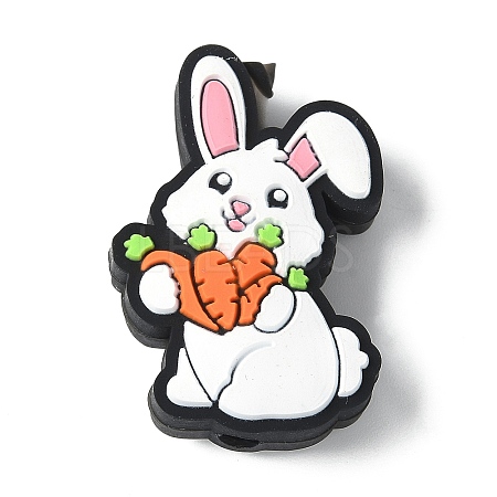 Rabbit Silicone Beads SIL-V001-04-1